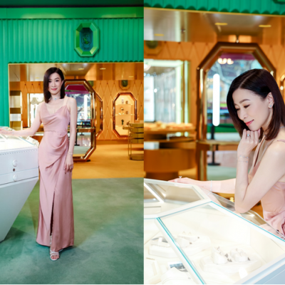 佘诗曼诠释多面璀璨魅力 闪耀亮相施华洛世奇上海旗舰店