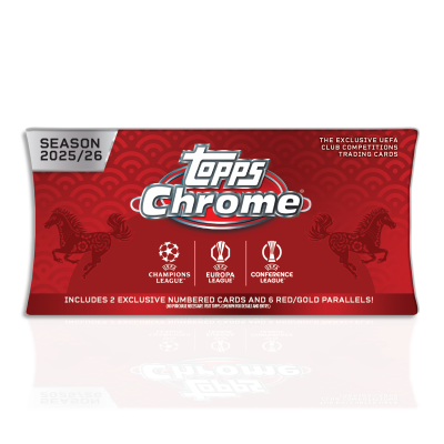 Topps UCC Chrome红包系列中国首发：以东方礼序，典藏欧洲足球永恒荣耀